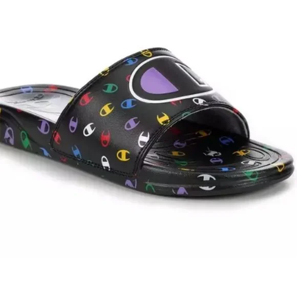 Champion MEGA TOSS C Pop MULTI Women's Slides New in Box w/Tags - Picture 1 of 10